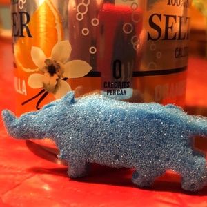 Rare Extinct Blue Spongous Rhinoceros